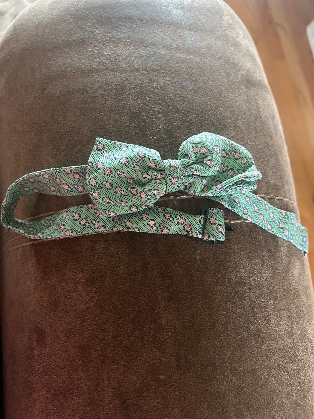Vineyard Vines Mint Green and Pink Paisley Kids Tie